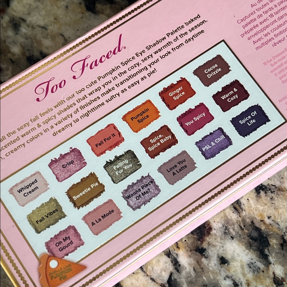 ❄️⚡️ORIGINAL + HTF Too Faced Pumpkin Spice Eyeshadow Palette - Picture 11 of 11